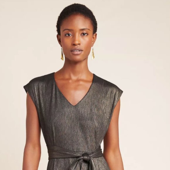 NEW! Pandita Metallic Jumpsuit Anthropologie - Picture 4 of 15